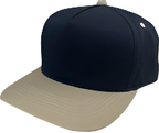 5panel Solid with Under Bill Colored Blank Caps Tcoa