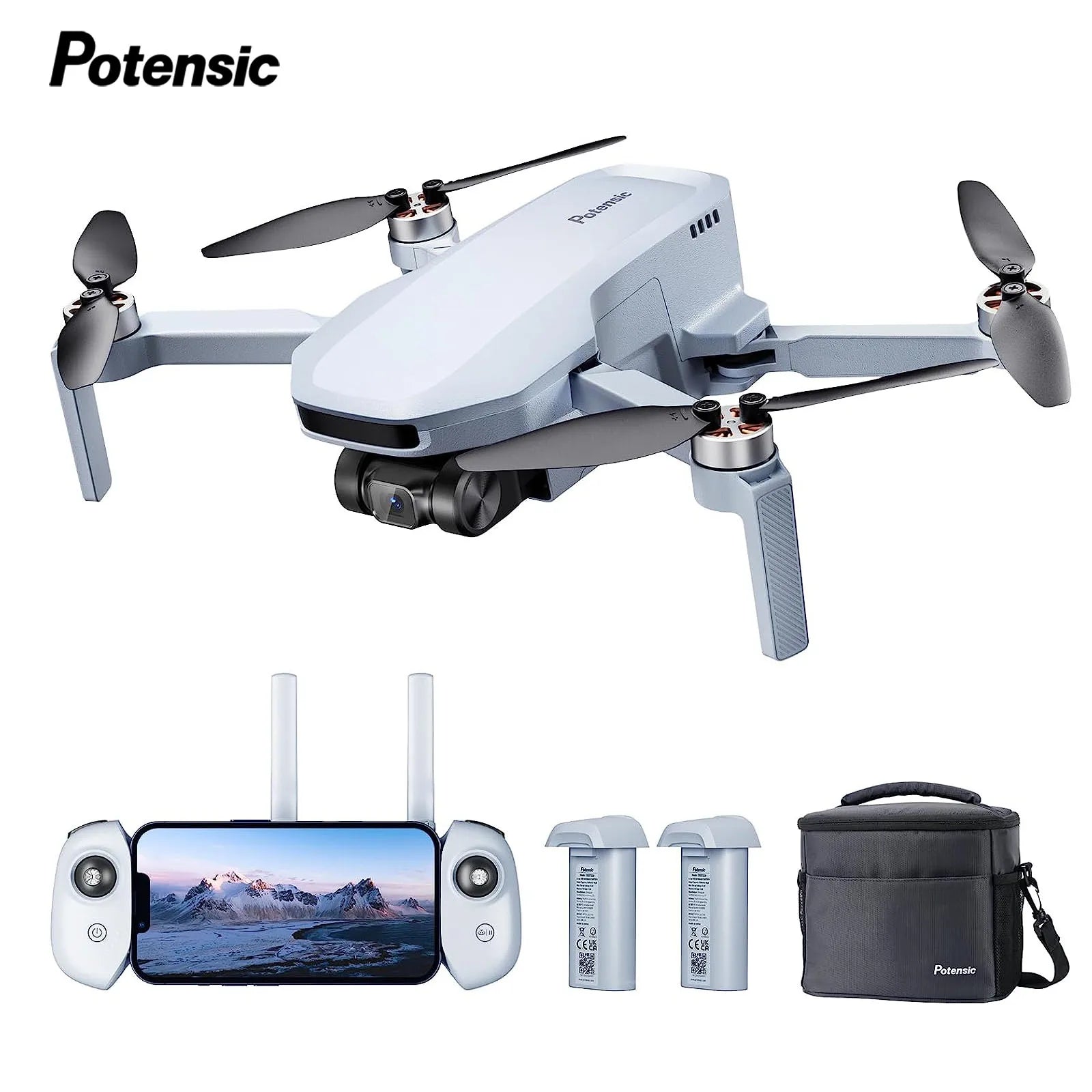 Single Axis Gimbal 4K GPS Drones Professional Under 249g Max 4-KM for Adults and Beginners ATOM SE