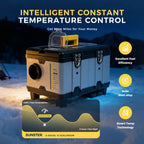 8KW Bluetooth APP Control Diesel Air Heater 12V/24V/220V Car OR Camp Heater With CO Monitor/LCD/Remote Control