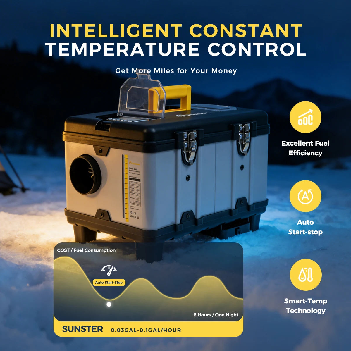 8KW Bluetooth APP Control Diesel Air Heater 12V/24V/220V Car OR Camp Heater With CO Monitor/LCD/Remote Control