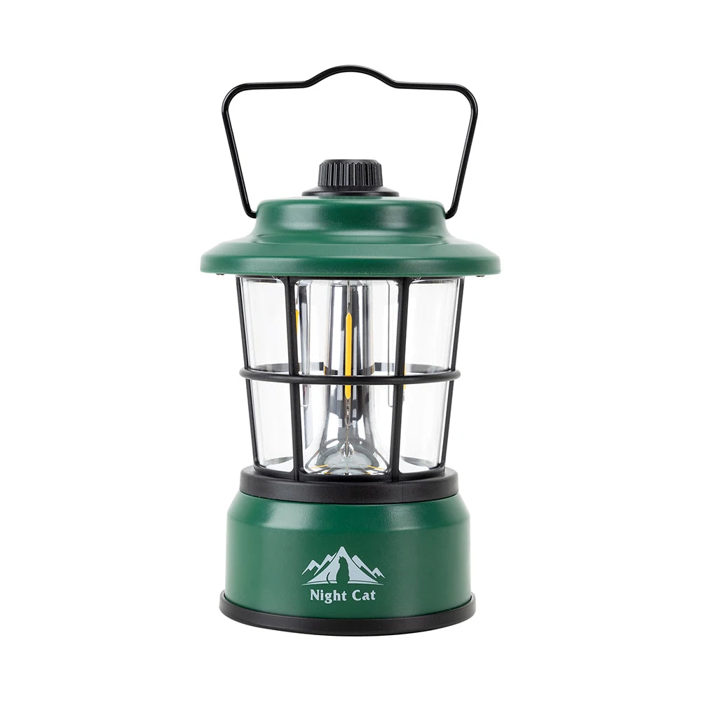LED Camping Lantern 360° Panoramic Light | Warm & Cool White Modes Portable Tent Lamp for Hiking Fishing Emergency
