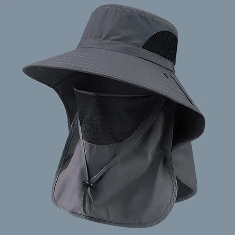 Summer Sun Hats With UV Protection For Outdoors,  Hunting, Hiking & Camping With Visor And Neck Flap For Men & Women.