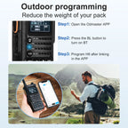 2nd Generation 10W Profession Walkie Talkie,  Long Range Emergency Radio, Portable Two Way Radio Receiver Search Repeaters