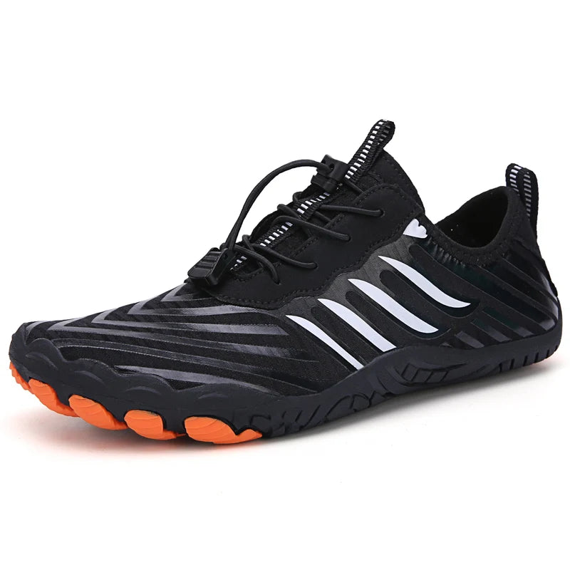 Men Water Shoes Beach Barefoot Swimming Surfing Seaside Aqua Shoes Upstream Wading Sneakers Fitness Hiking Walking Footwear