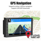 7", 9" or 10“ 2 DIN Android 15 4 GB Plus 64GB Multimedia Player GPS Navigation Tablet With Bluetooth And WIFI