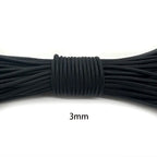 Paracord 1mm/2mm/3mm/4mm/5mm Diameter Parachute Rope Climbing Camping Survival Gear Parachute Rope Bracelet DIY Jewelry Findings
