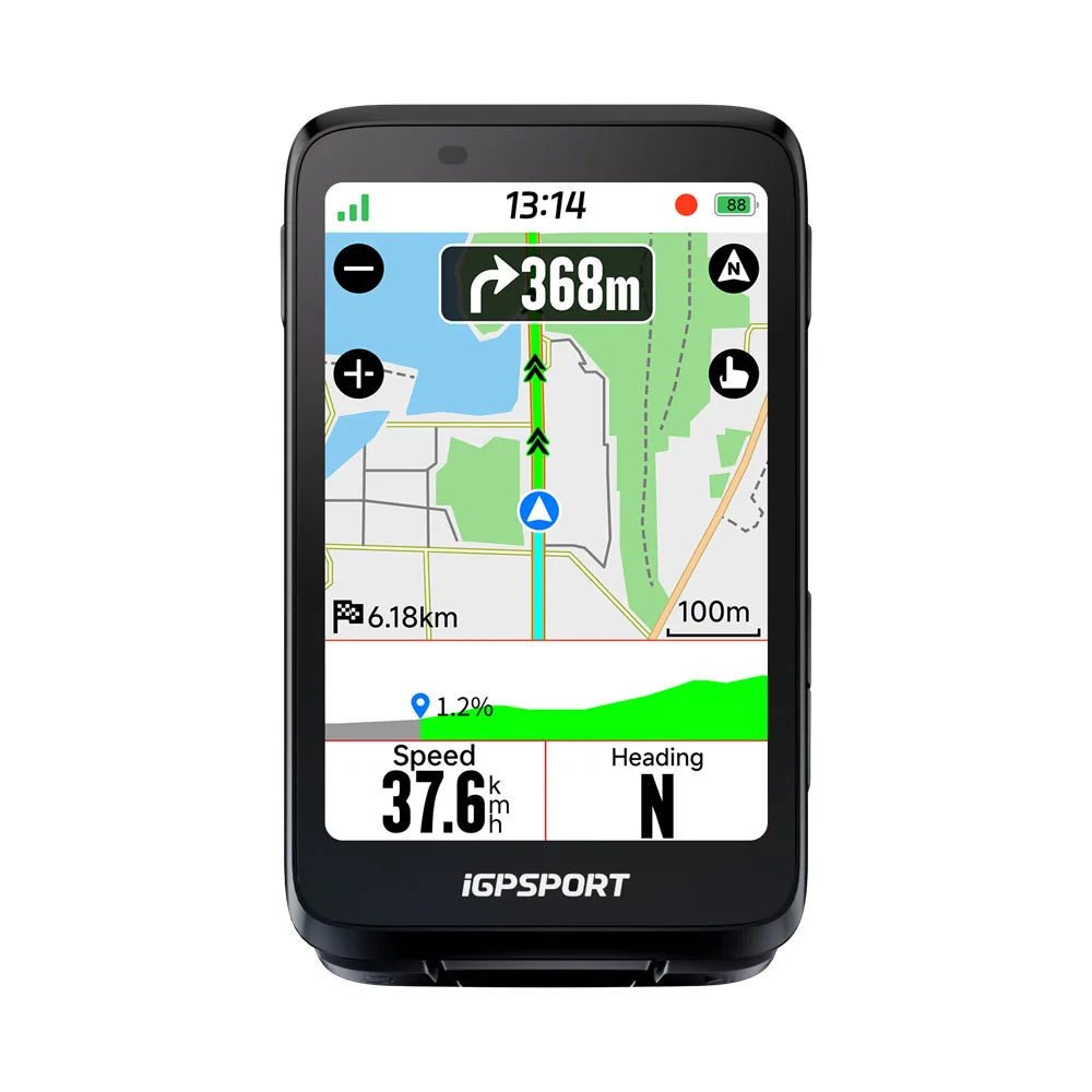 GPS Computer  Touchscreen Map Navigation 35 Hours Battery Life  IPX7 Waterproof Route Planning