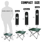 Portable Camping Folding Side Table, Ultralight Aluminum, With Carry Bag for Outdoor Cooking, Picnic, Camp