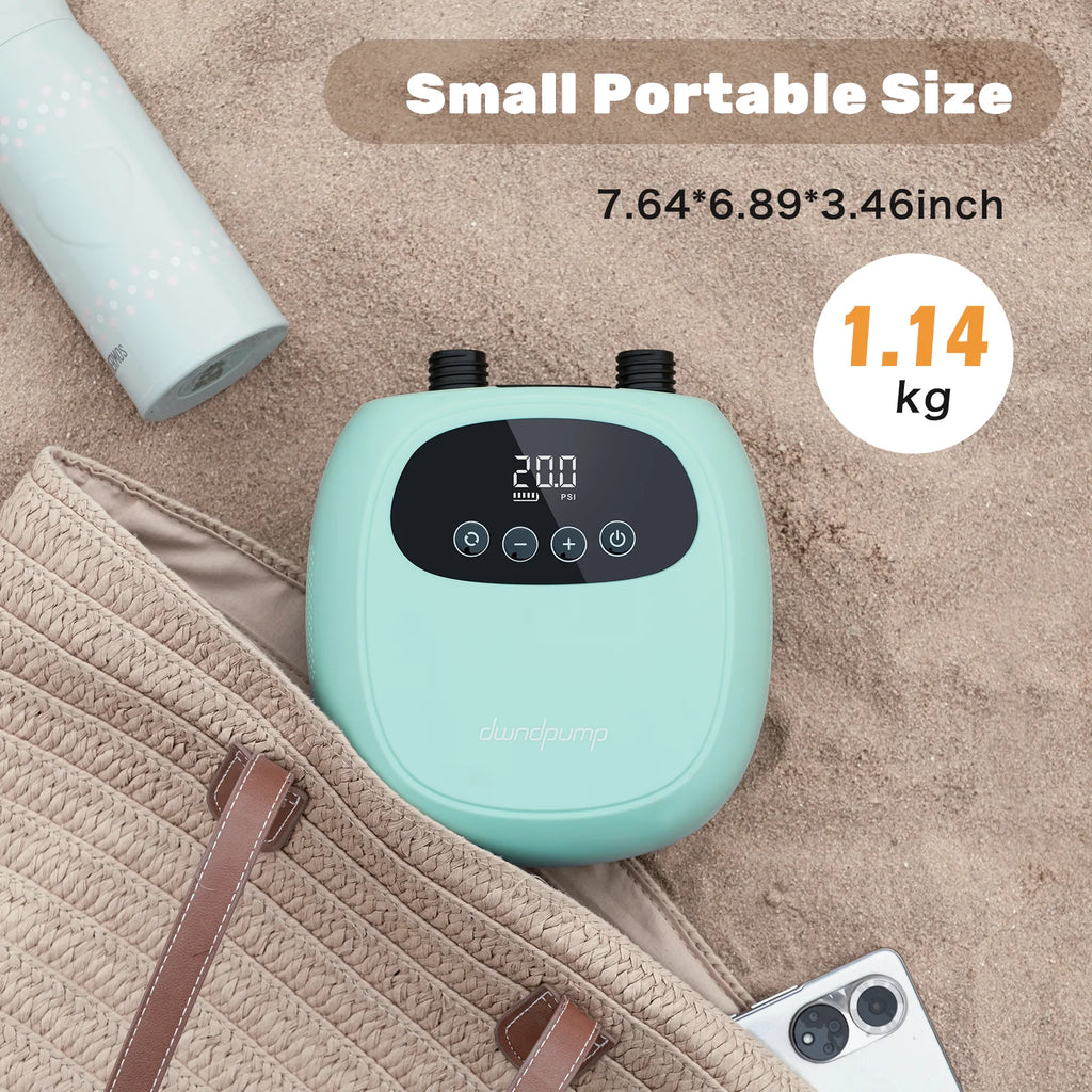 Electric 20PSI SUP Pump 38.48Wh Battery Paddle Board Inflation for Kayak Boat Tent Surfing Board Stand Up