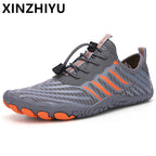 Men Water Shoes Beach Barefoot Swimming Surfing Seaside Aqua Shoes Upstream Wading Sneakers Fitness Hiking Walking Footwear