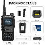 2nd Generation 10W Profession Walkie Talkie,  Long Range Emergency Radio, Portable Two Way Radio Receiver Search Repeaters