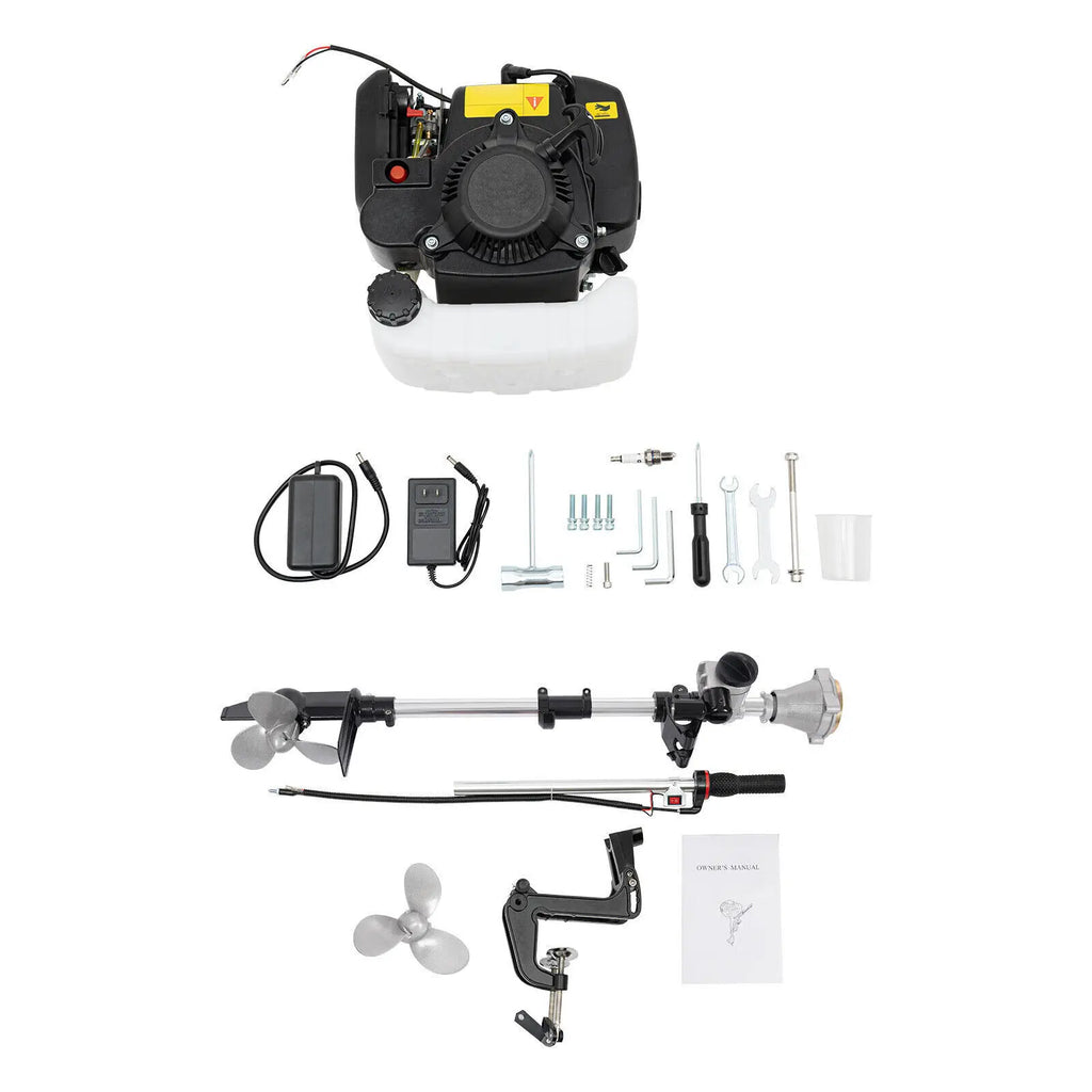 E-Start 7.5HP 4-Stroke Outboard Trolling  Motor 144CC
