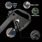 Camping Hand Axe and Survival Gear Lightweight Hatchet with Nested Serrated Wood Saw Knife and Magnesium Fire Starter Tool