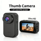 1.44-inch HD 1080p Thumb-Sized Action Camera for Kids, Outdoor Video Recorder, Mini Compact Action Camera with Memory Card