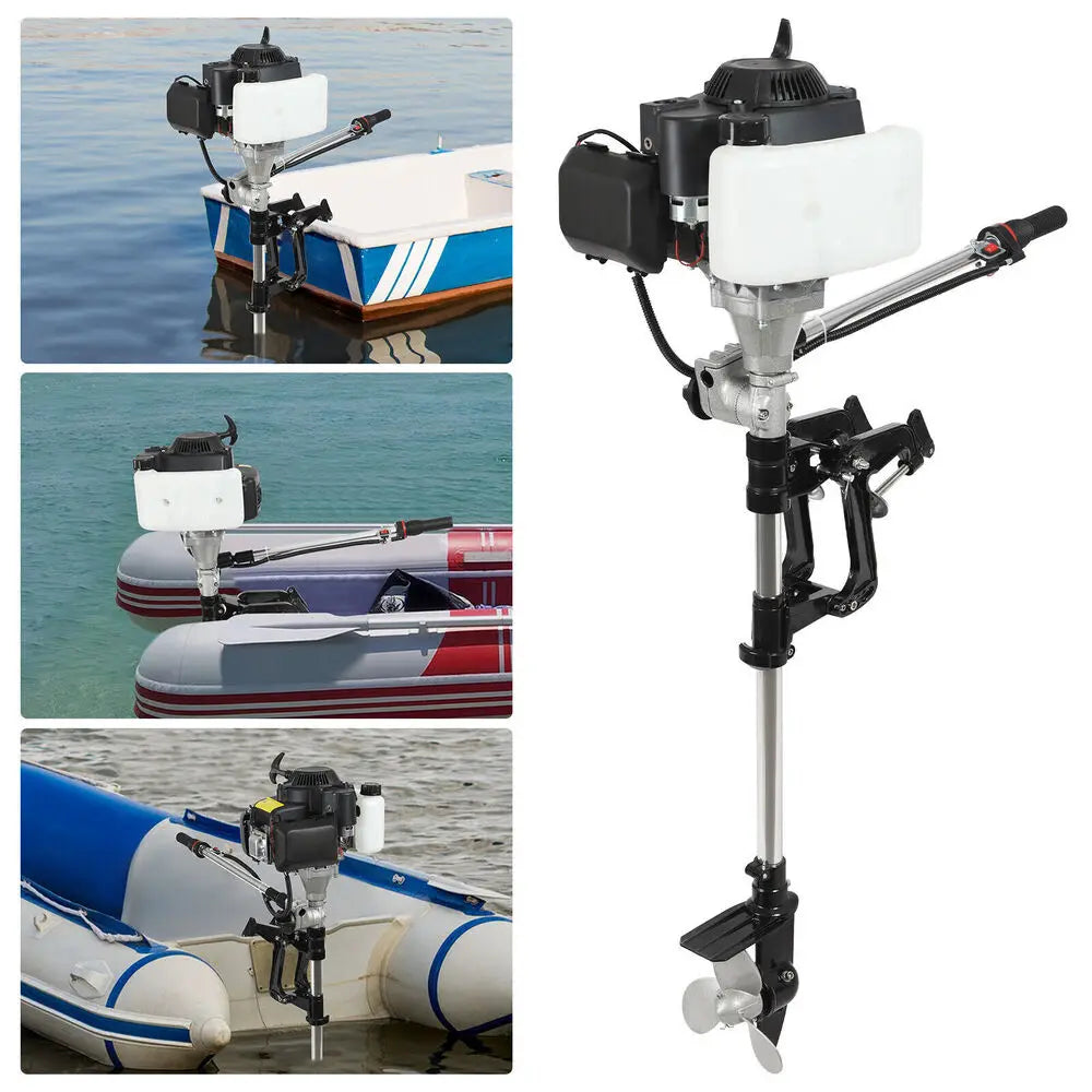E-Start 7.5HP 4-Stroke Outboard Trolling  Motor 144CC