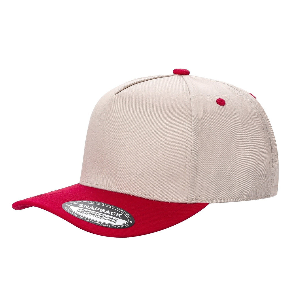 5panel Solid with Under Bill Colored Blank Caps Tcoa