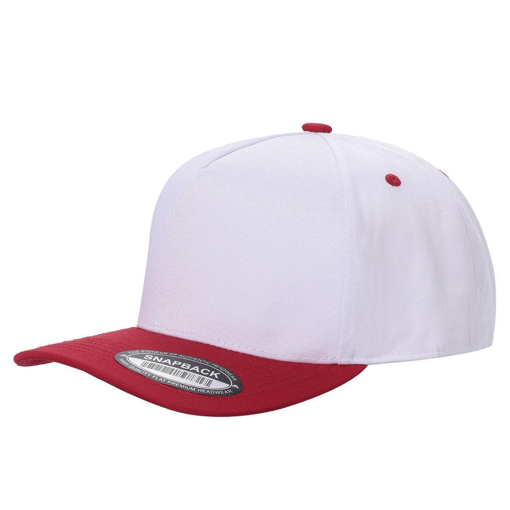 5panel Solid with Under Bill Colored Blank Caps Tcoa