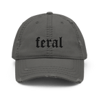 Feral Blackout Distressed Dad Hat