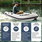 Portable Inflatable Dinghy Boat Kit With Accessories (SAK93784)
