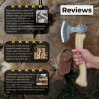 Small Carving Axe, 0.54 kg (1.19 lbs)