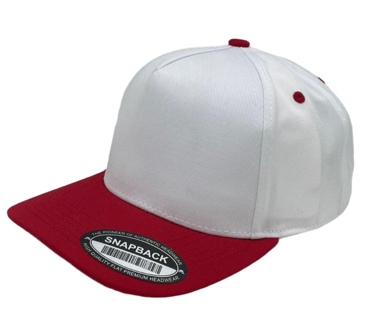 5panel Solid with Under Bill Colored Blank Caps Tcoa
