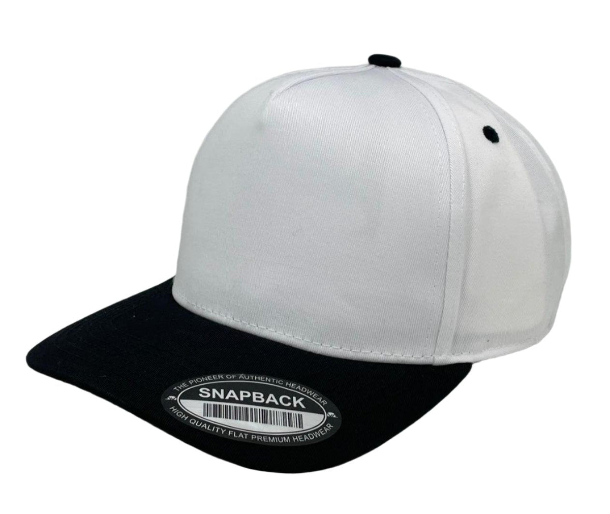 5panel Solid with Under Bill Colored Blank Caps Tcoa