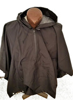 Brella BLACK, Waterproof Poncho, One Size Fits Most