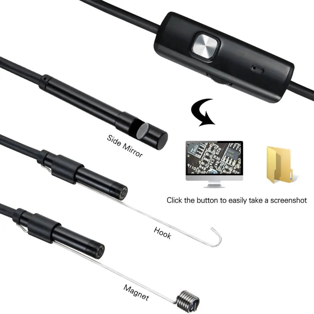 Dabfavshop Waterproof Endoscope Camera for Inspection
