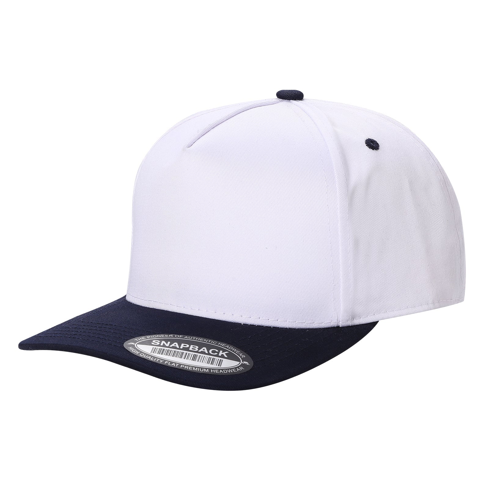 5panel Solid with Under Bill Colored Blank Caps Tcoa